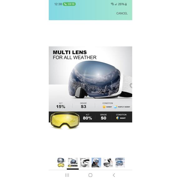 Outdoor Master PRO Replacement Lens- Basic Lens - Picture 2 of 3